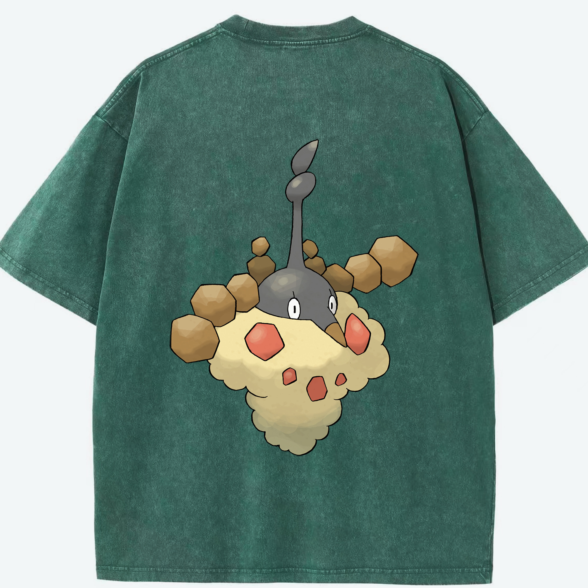 （画像用） ポケットモンスター Pokémon 綿100% ヴィンテージ風 半袖Tシャツ（背面プリント）